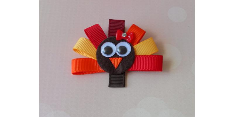 Ribbon Turkey Clip