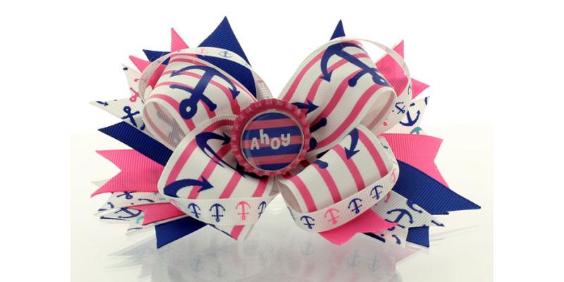 Anchors Away Hairbow
