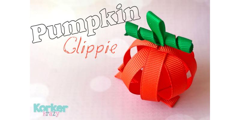 Fall Pumpkin Hair Clip Sculpture Tutorial