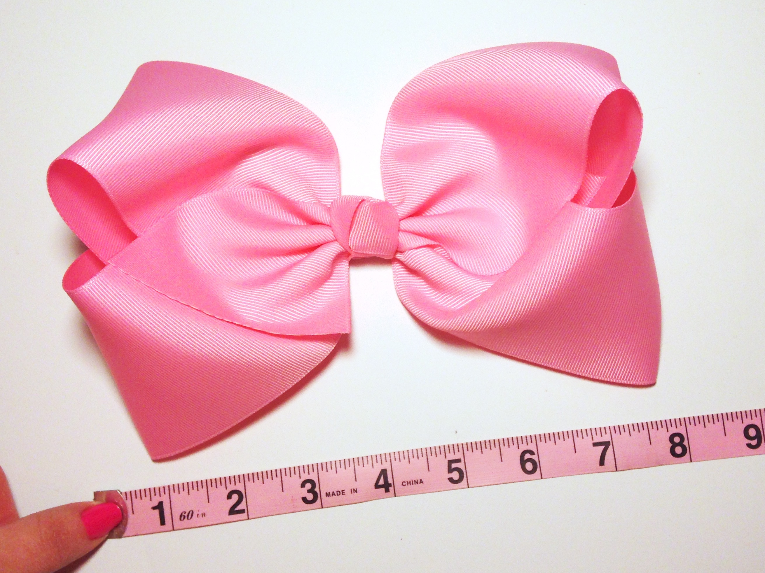 Boutique Bow Large Boutique Bow Big Bow Pastel Bows Solid Hairbow 7\u201d-8\u201d Bow Big Bow