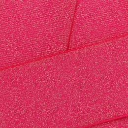 Shocking Pink Dazzle Glitter Grosgrain Ribbon 175