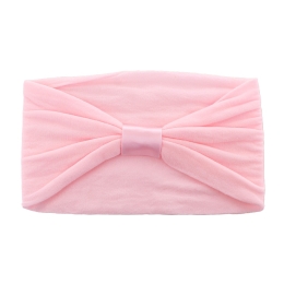Wide Baby Sheer Nylon Headband - Light Pink