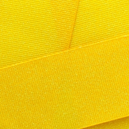 Yellow Dazzle Glitter Grosgrain Ribbon 645