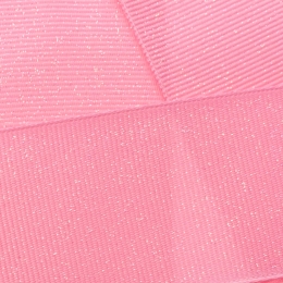 Bubblegum Pink Dazzle Glitter Grosgrain Ribbon 143
