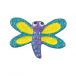 Blue Dragonfly Flatback Resin Embellishment