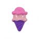 Purple Ice-Cream Cone Flatback Resin Embellishment