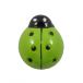 Green Ladybug Flatback Resin Embellishment