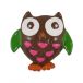 Fall Owl Flatback Resin Embellishment