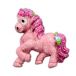 Pink Sparkle Pony Flatback Resin Embellishment