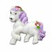 White Sparkle Pony Flatback Resin Embellishment