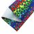 Rainbow Leopard Fine Glitter Canvas Sheet Bright Ombre