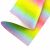 Ombre Stripe Fine Glitter Canvas Sheet Bright Pastel