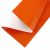 High Gloss Vinyl Textured Faux Leather Sheets Orange