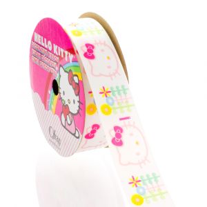 Length 1M,2M,3M,4M or 5M 22mm NEW Hello Kitty Grossgrain Ribbon 7/8 Inch 